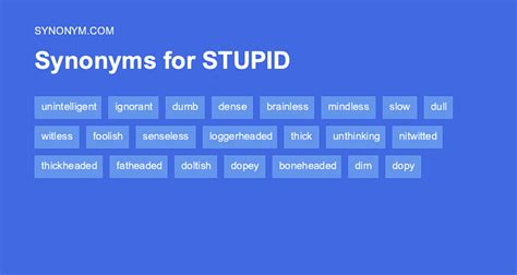 another word for dumb|27 Synonyms & Antonyms for DUMB .